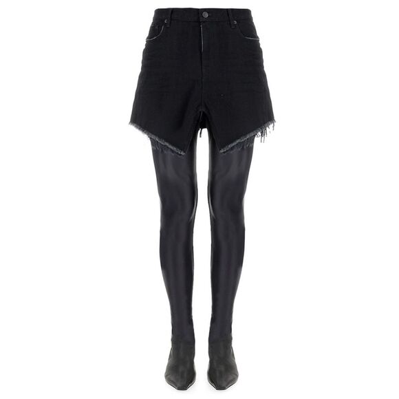 Balenciaga Women Mini Cut-Up Skirt - Picture 1 of 4
